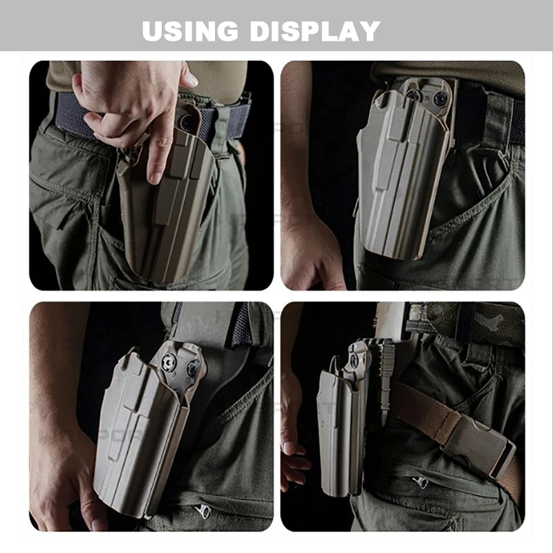 Tactical Pistol Holster for CZ 75 P-O1 9MM/P01/SP01/ CZ 97/JERICHO 941 FS COMPACT, Right Hand,Quick Draw Gun Holster