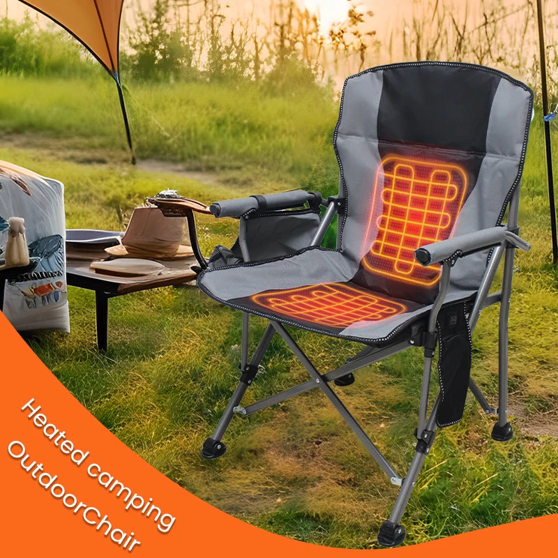 Heat Outdoor Chusion Bean Bag Hunting Rocking Portable Cool Stadium Folding Foldable Fishing Heated Camping Chair