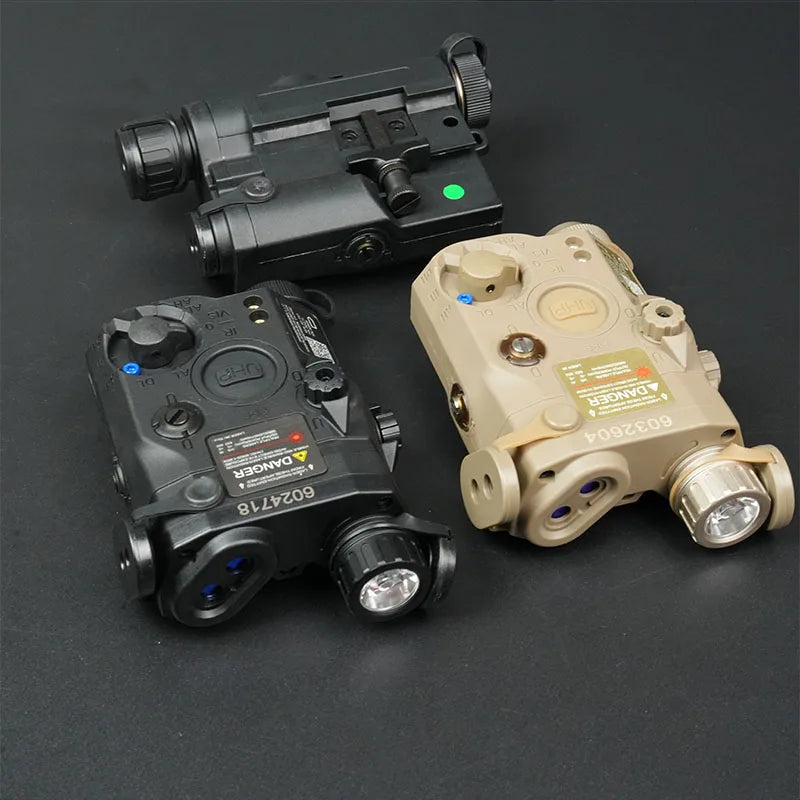 PEQ15 Red/Green Dot Laser IR Fill Light Aiming Indicator Suitable Outdoor Hunting Aiming Laser pointer For 20MM Rail