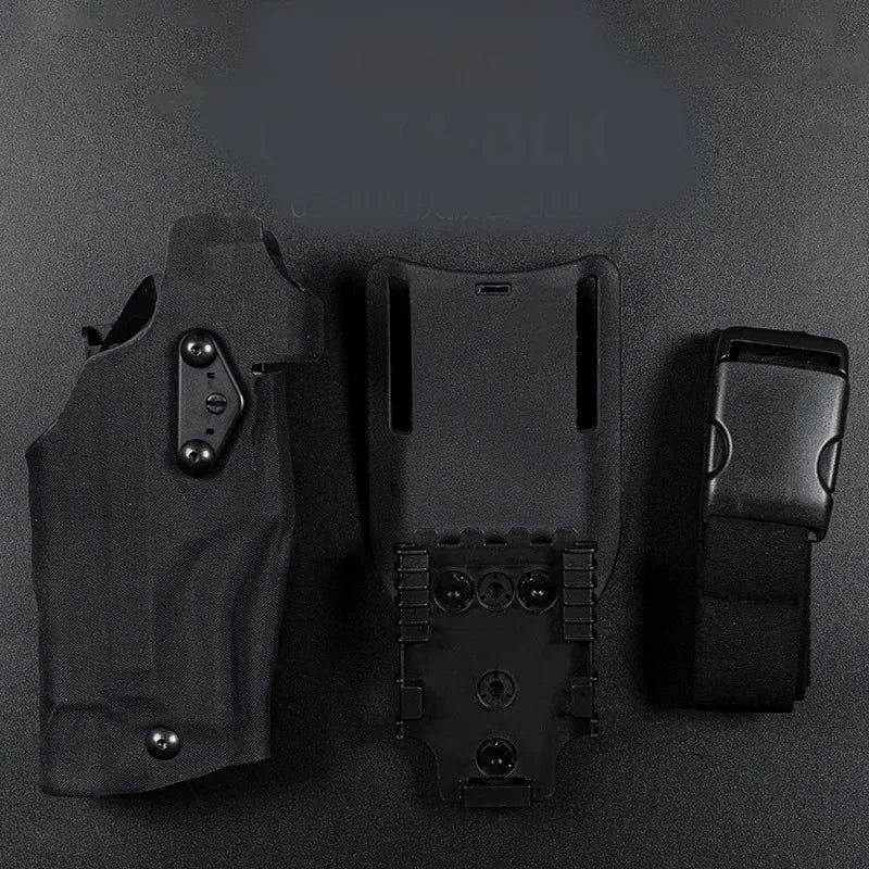 Tactical Universal Quick Release Gun Holster 6354DO Pistol Carry Case For Glk 17 with X300 X300U Weapon Flashlight