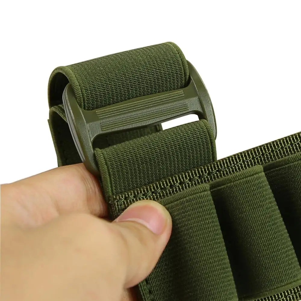 Tactical Shotgun Buttstock 7 / 5 Round 12 Gauge Hunting Shell Holder Ammo Carrier Holder Pouch Cartridge Durable