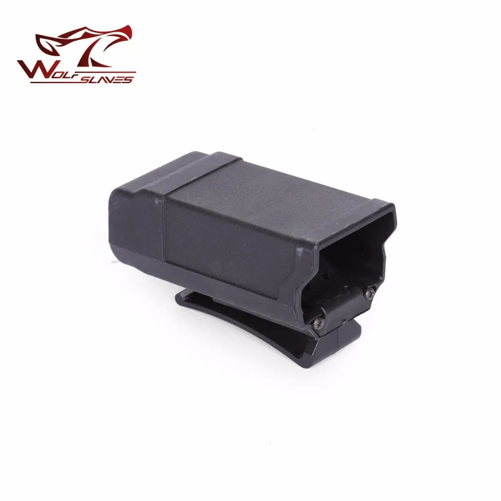 Single Glock Tactical Pistol Magazine Pouch Wide Opening Mag Clip Case Airsoft Wargame Holder Hunting Accessories