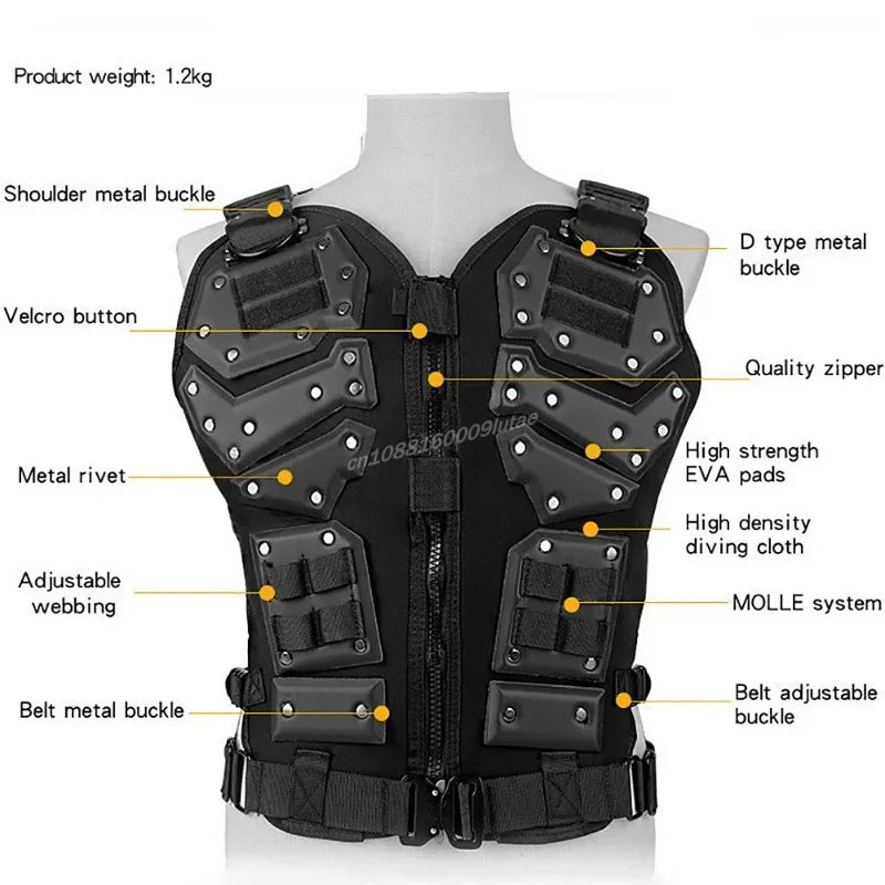 Tactical King Kong Vest 2.0 TF3 Plate Carrier Hunting Armor Multi-purpose Combat Security Vests EVA Molle Protective Equipment