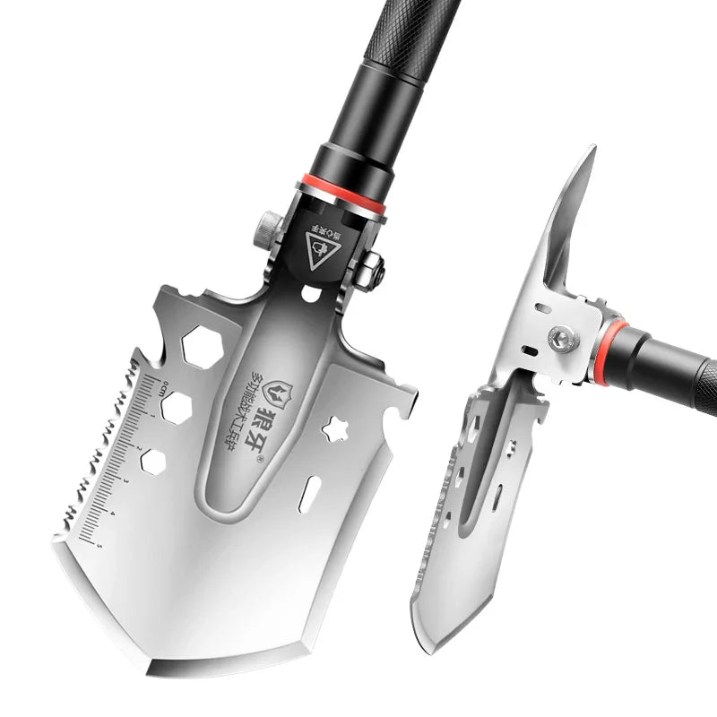 Outdoor Tactical Engineer Shovel Multi-function Equipment Manganese Steel Camping Shovel Tool