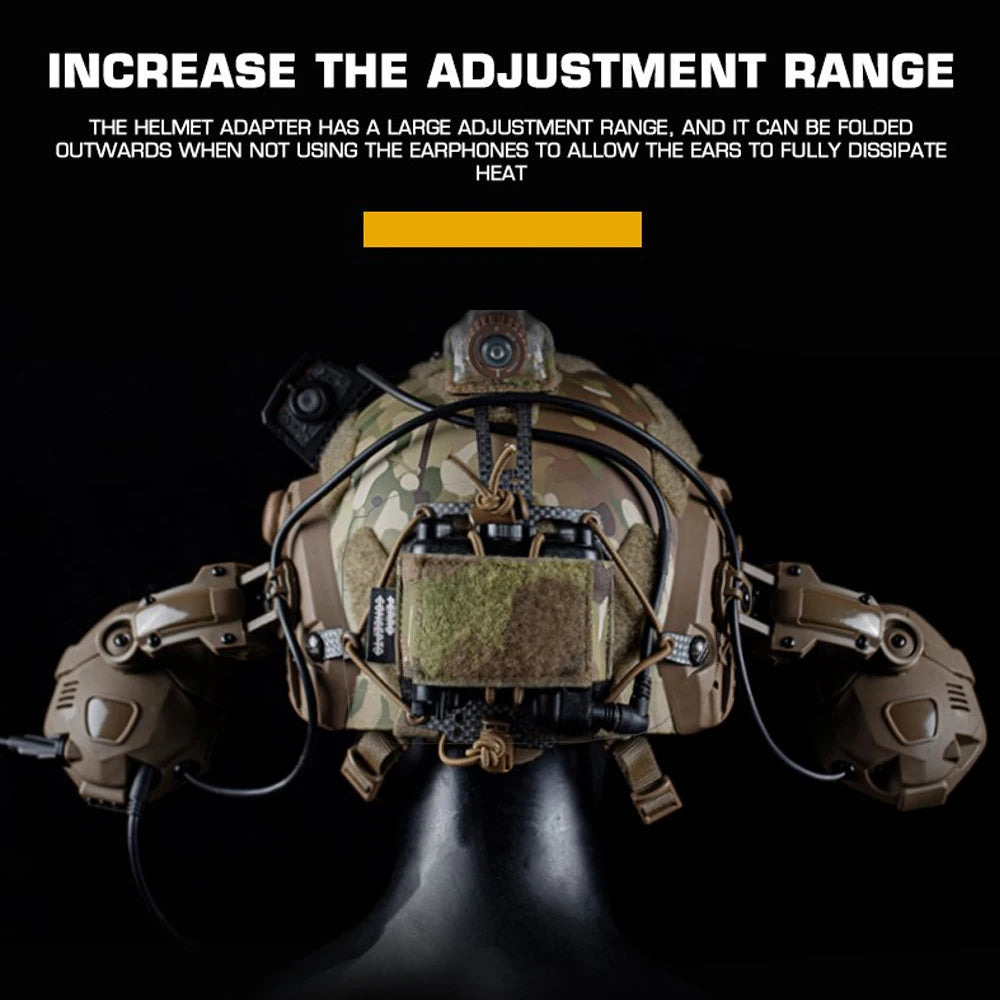Tactical Bluetooth Headset Sound Pickup & Noise Reduction Electronic Shooting Earmuff Hunting Hearing Protection Gear