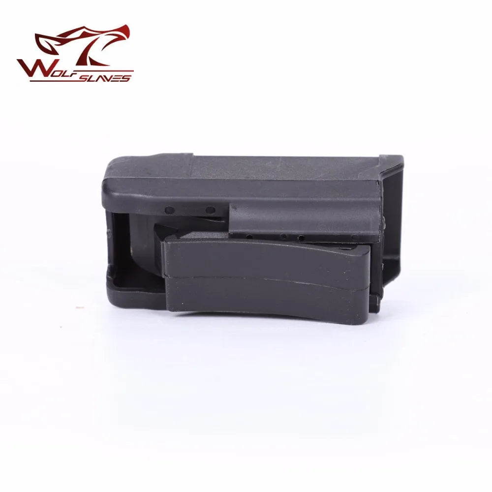 Single Glock Tactical Pistol Magazine Pouch Wide Opening Mag Clip Case Airsoft Wargame Holder Hunting Accessories