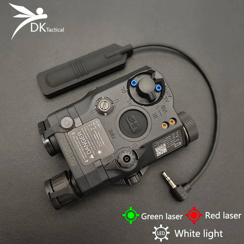 PEQ15 Red/Green Dot Laser IR Fill Light Aiming Indicator Suitable Outdoor Hunting Aiming Laser pointer For 20MM Rail