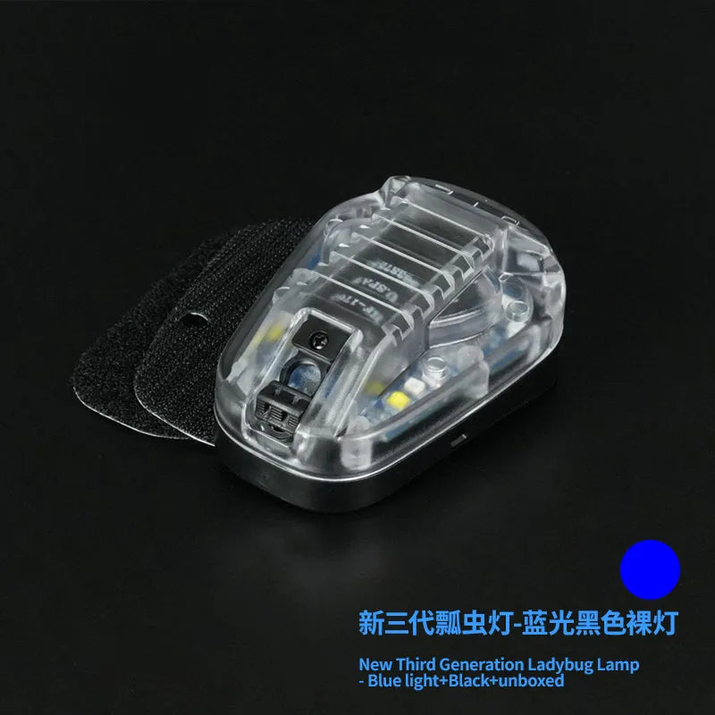 Tactical Helmet Light Mpls 4 Charge 4 Modes White light Green Red IR Fill light Lamp Hunting Flashlight LED Equipment