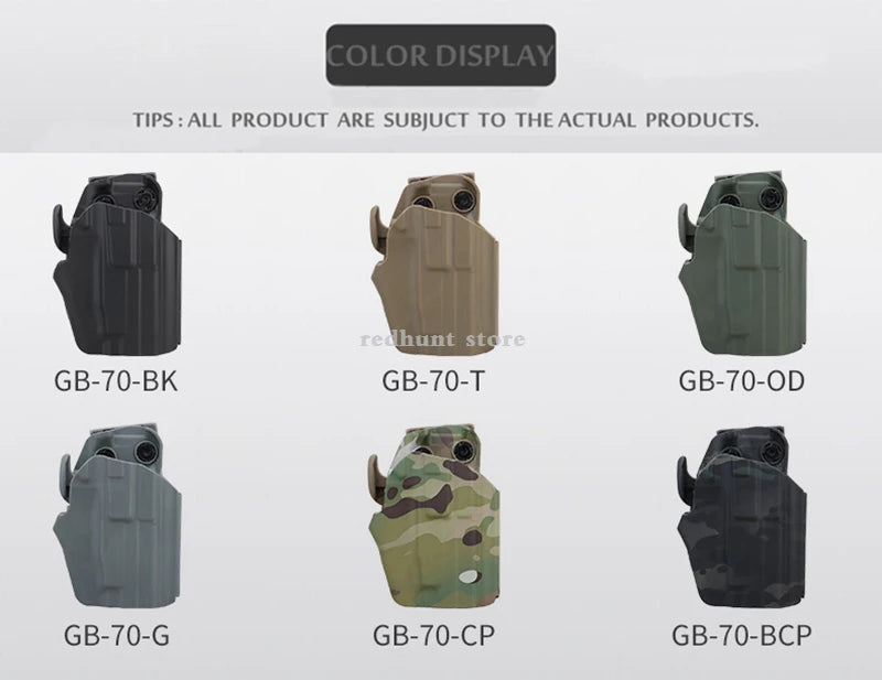 G 27 30 33 Gun Holster Hunting Tactical Right Hand Pistol Case Handgun Case for CS Shooting Holster Adapter Drop Leg Bag