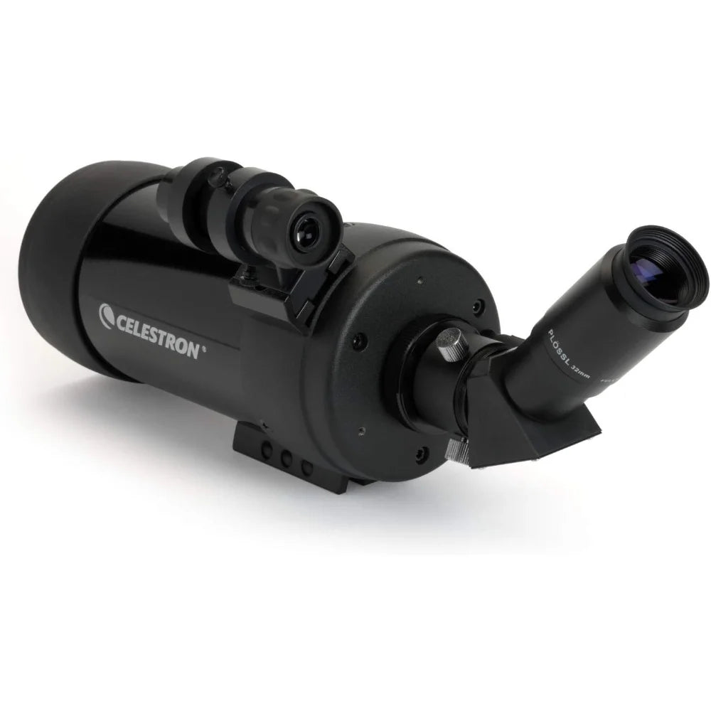 MAK 90mm Angled Spotting Scope – 39x Magnification with 32mm Eyepiece – Multi-Coated Optics – Rubber Armored