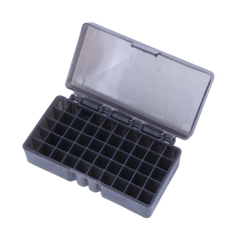 50 Rounds Ammunitions Box Case Box Cartridges Organizers Storage Case