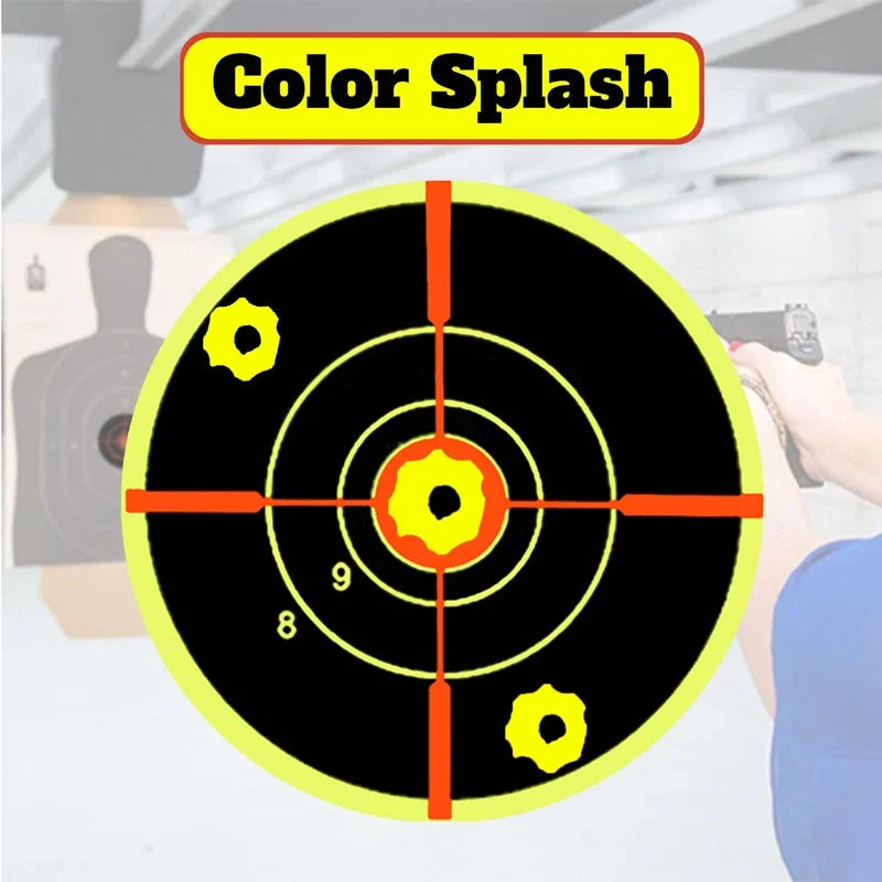 Splatter Splash 3in Paper Per 100/200pcs Shooting ToolsRoll Adhesive Sticker Targets Amp Shooting Reactive Practice