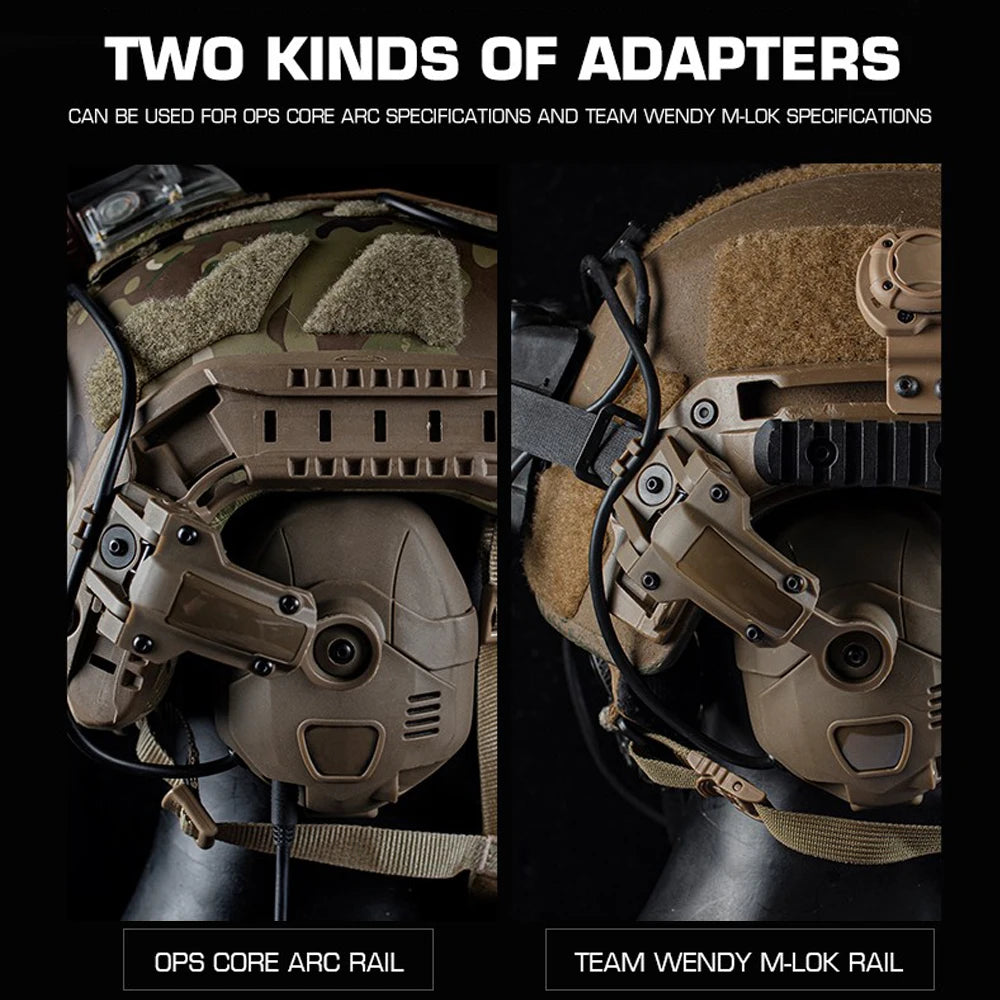 Tactical Bluetooth Headset Sound Pickup & Noise Reduction Electronic Shooting Earmuff Hunting Hearing Protection Gear