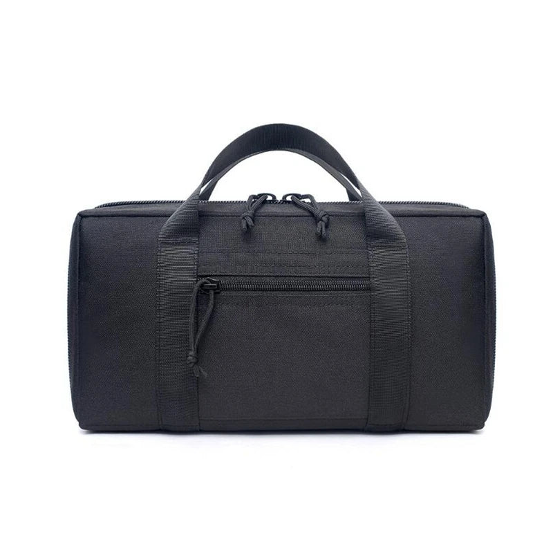 Tactical Gun Bag Case Pistol Carry Bag Hunting Handgun Holster Durable Padded Pistol Carrier Shooting Accessories Fishing Kit Ba