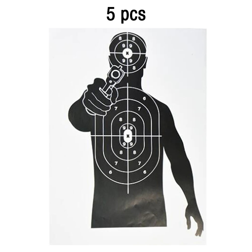 5/10/20pcs Shooting Targets 12 x 17" Paper Shooting Targets Skeleton Zombie Targets for Pistol Shooting & Bow Shooting