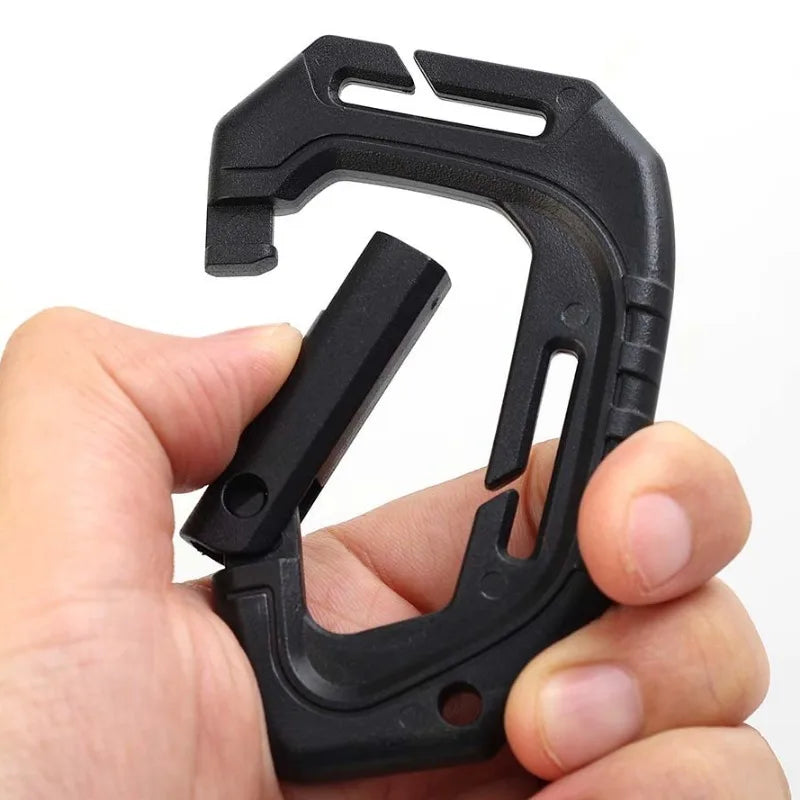 1/2pcs Tac Link Molle Belt D Buckle Clip ITW Tactical Backpack Outdoor Carabiner Hook Camping Climbing Equipment EDC Multi Tool
