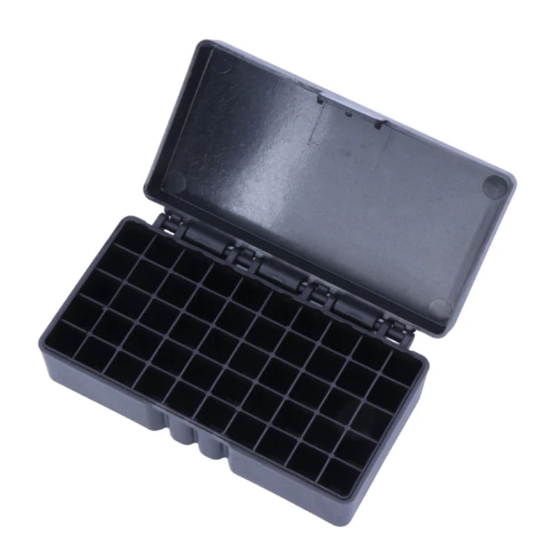 50 Rounds Ammunitions Box Case Box Cartridges Organizers Storage Case