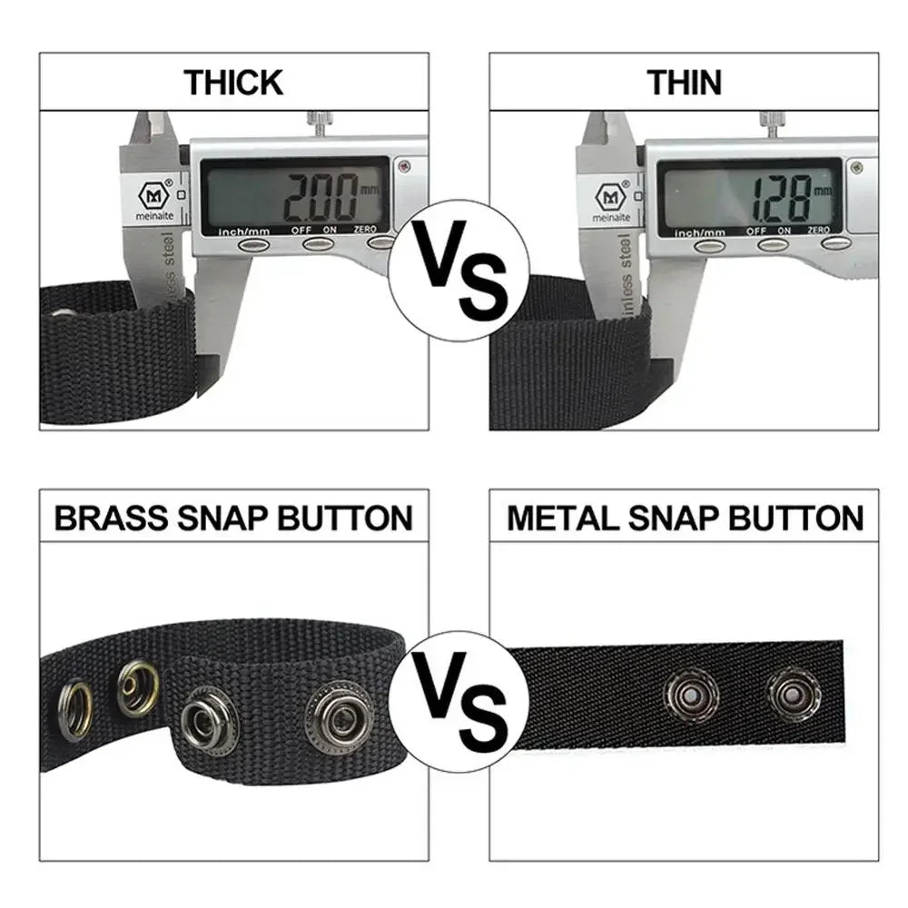 4Pcs Tactical Belt Buckle Heavy Duty Belt Keeper Portable Webbing Strap Military Belt Equipment Accessories for Outdoor Sports