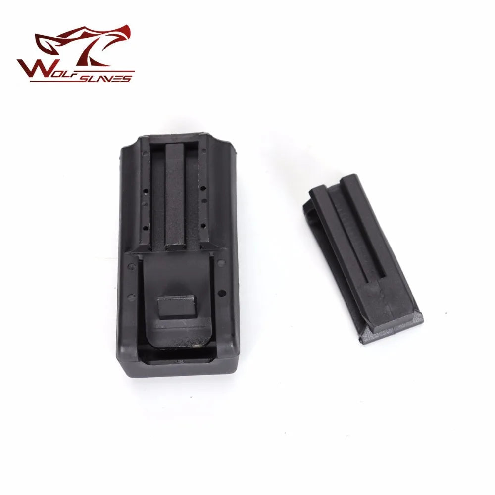 Single Glock Tactical Pistol Magazine Pouch Wide Opening Mag Clip Case Airsoft Wargame Holder Hunting Accessories