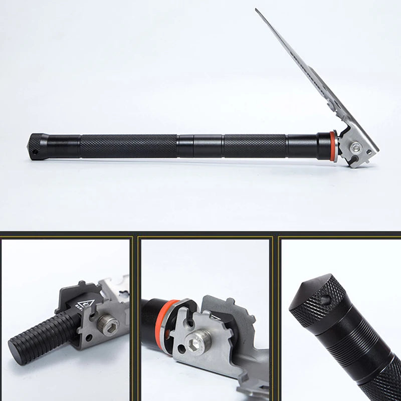 Outdoor Tactical Engineer Shovel Multi-function Equipment Manganese Steel Camping Shovel Tool