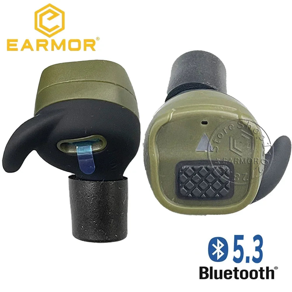 YHKEMA EB10 Bluetooth Electronic Shooting Earbuds Headphones Tactical Headphones Noise Reduction Hearing Protection for Hunting