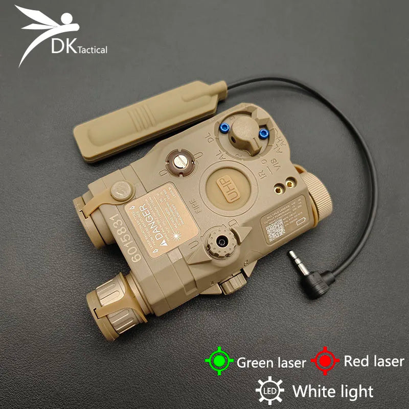 PEQ15 Red/Green Dot Laser IR Fill Light Aiming Indicator Suitable Outdoor Hunting Aiming Laser pointer For 20MM Rail