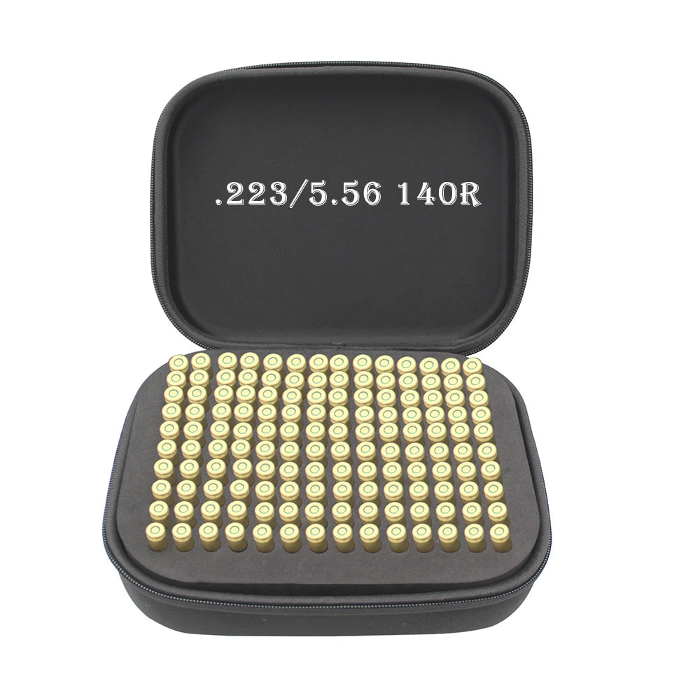 .223/5.56 9mm 12GA .22LR Box Ammo Pouch Outdoor Ammunition Box Bullet Holder Bag Cartridge Storage Case for Hunting Shooting