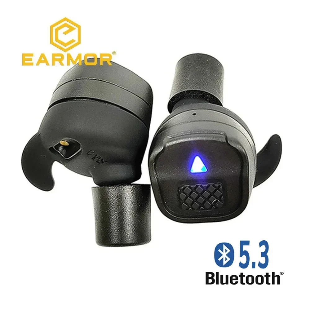 YHKEMA EB10 Bluetooth Electronic Shooting Earbuds Headphones Tactical Headphones Noise Reduction Hearing Protection for Hunting