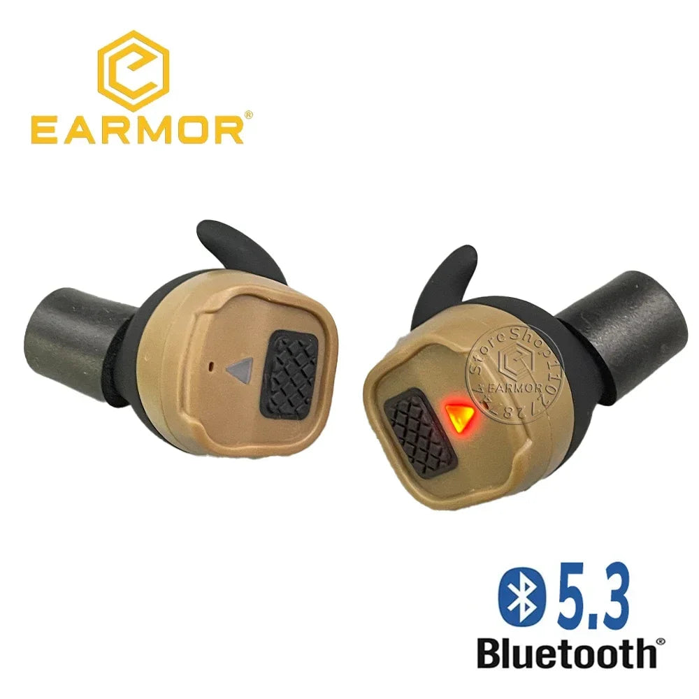 YHKEMA EB10 Bluetooth Electronic Shooting Earbuds Headphones Tactical Headphones Noise Reduction Hearing Protection for Hunting