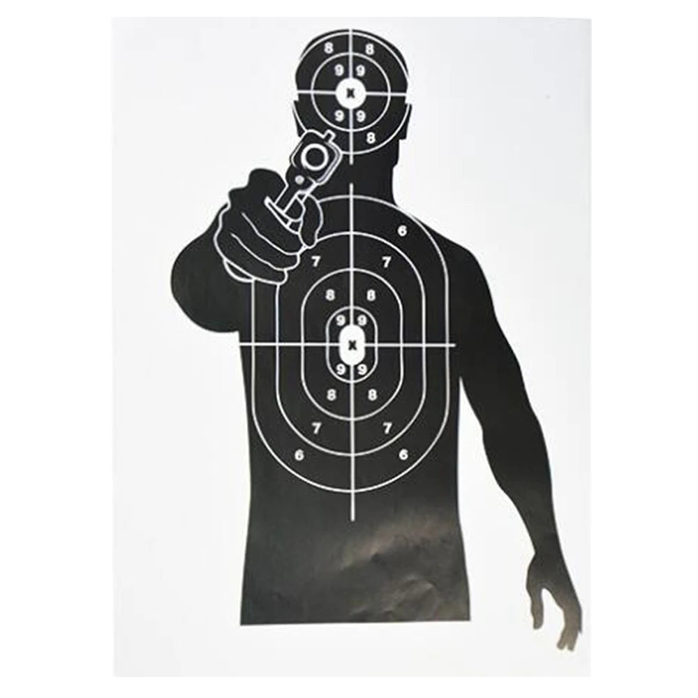 5/10/20pcs Shooting Targets 12 x 17" Paper Shooting Targets Skeleton Zombie Targets for Pistol Shooting & Bow Shooting