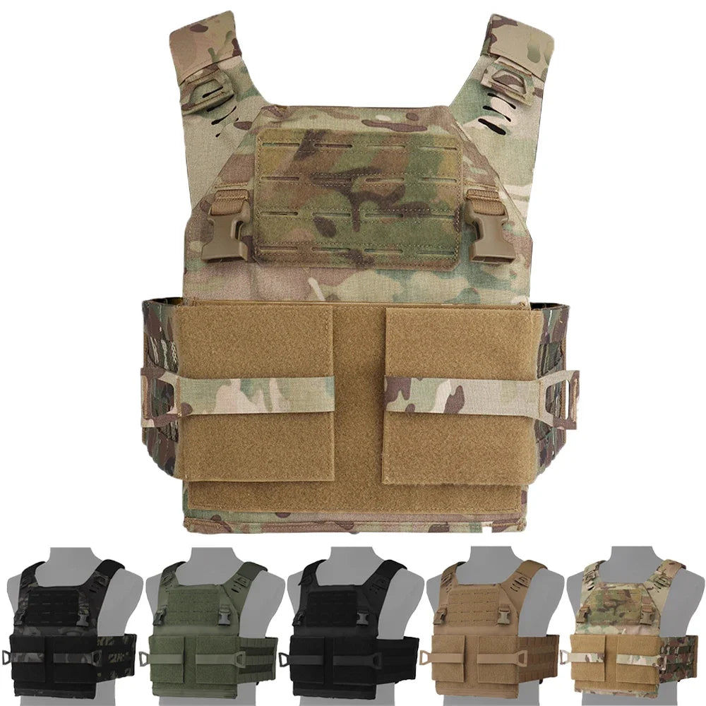 Tactical Plate Carrier Vest Quick Release Attacker Hunting Vest MOLLE Outdoor Wargame Equipment