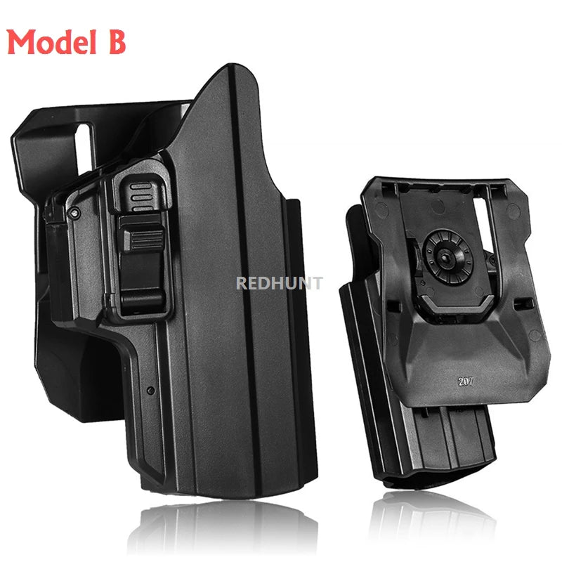 IPSC Gun Holster Tactical Hunting Waist Paddle Pistol Handgun Holster Case