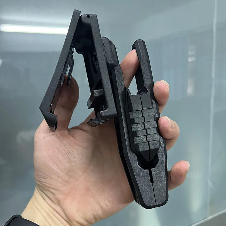 Tactical Gun Holster Hunting Waist Pisolt Holster 9mm Gun Case with Rail for Glock 9mm SW40 357