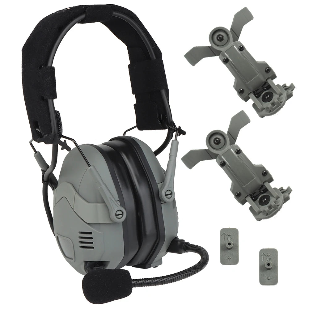 Tactical Bluetooth Headset Sound Pickup & Noise Reduction Electronic Shooting Earmuff Hunting Hearing Protection Gear