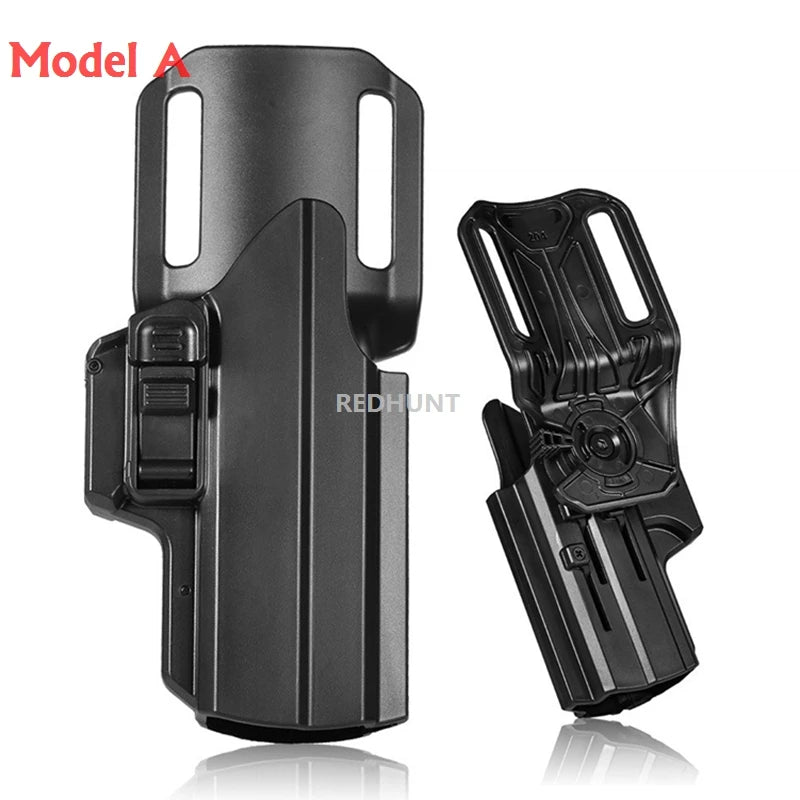 IPSC Gun Holster Tactical Hunting Waist Paddle Pistol Handgun Holster Case