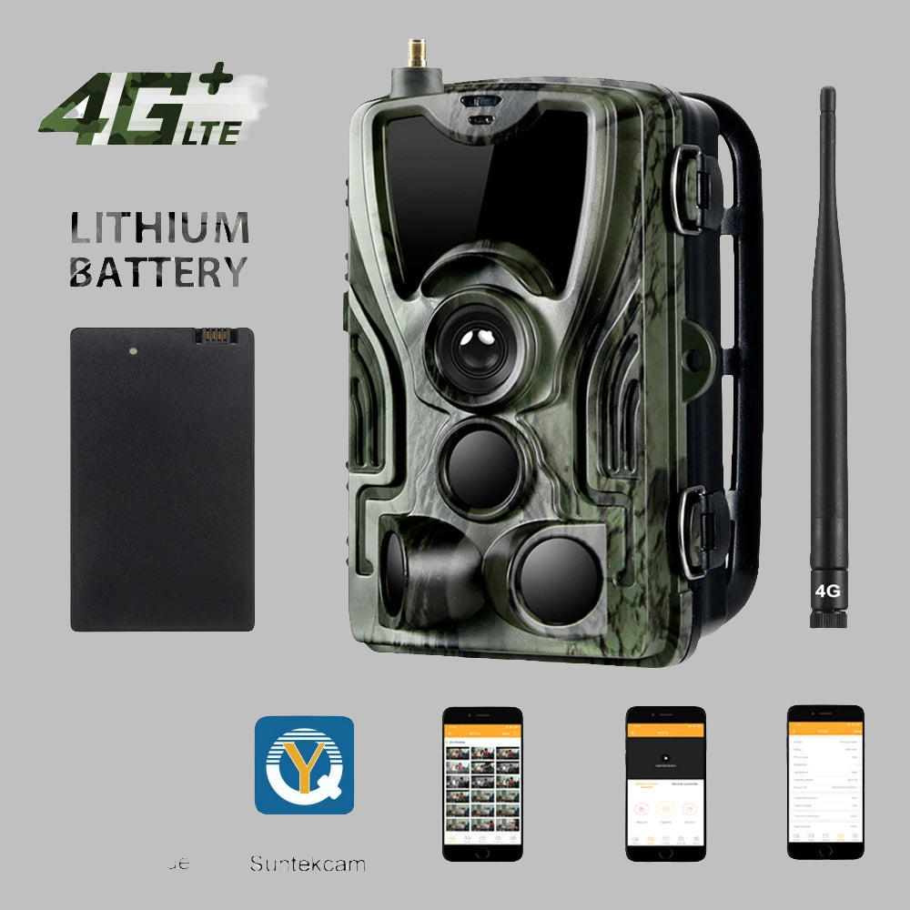 4G APP Control Trail Hunting Camera HC801PlusLI Cloud Service Photo Traps Wild Cameras 5000Mah Lithium Battery Surveillance