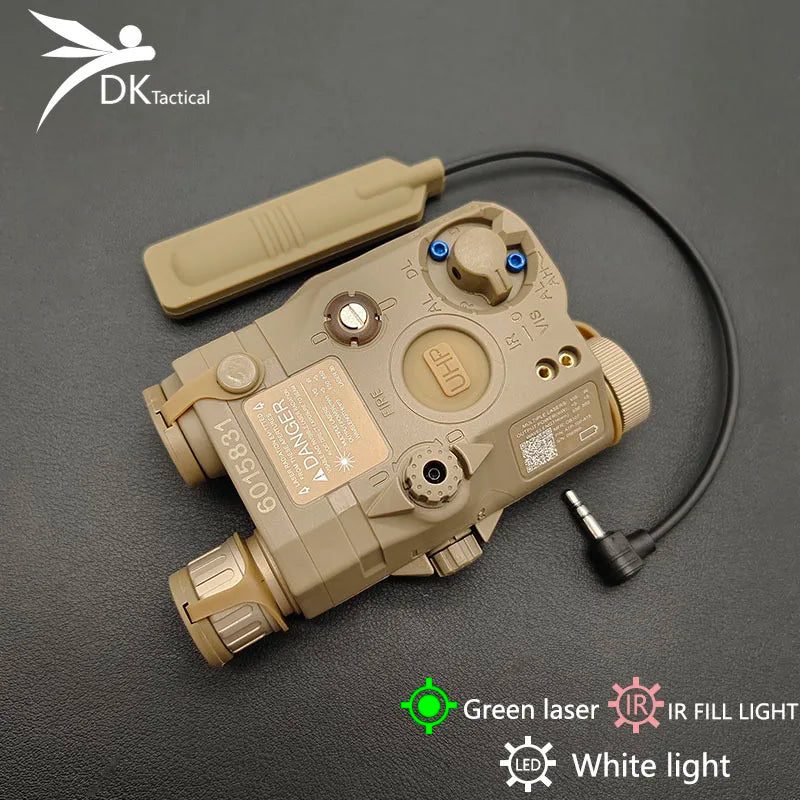 PEQ15 Red/Green Dot Laser IR Fill Light Aiming Indicator Suitable Outdoor Hunting Aiming Laser pointer For 20MM Rail