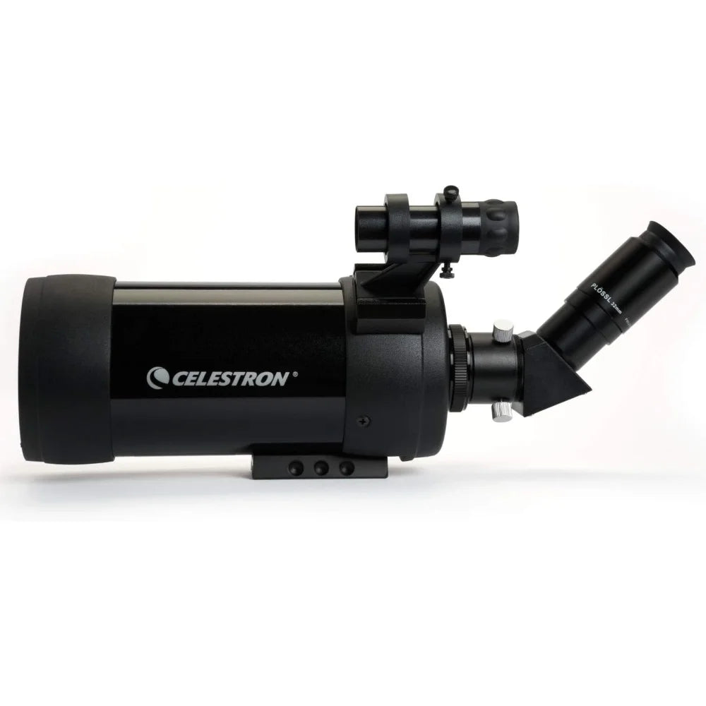 MAK 90mm Angled Spotting Scope – 39x Magnification with 32mm Eyepiece – Multi-Coated Optics – Rubber Armored