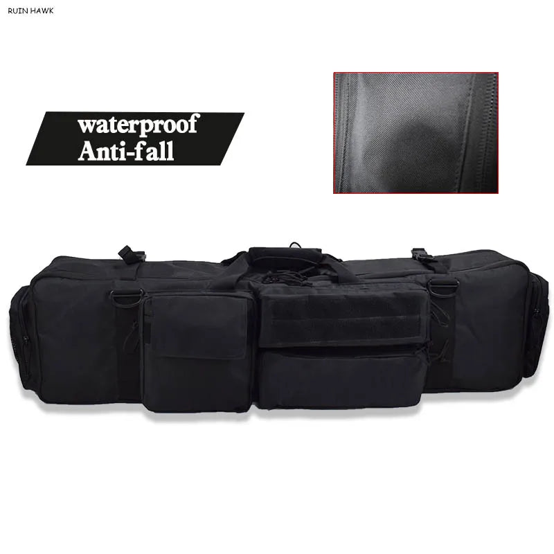 M249 Military Tactical Bag Molle Pouch Gun Case Rifle & Pistol Bag Long Gun Bag for EDC Hunting Range Sports Transport