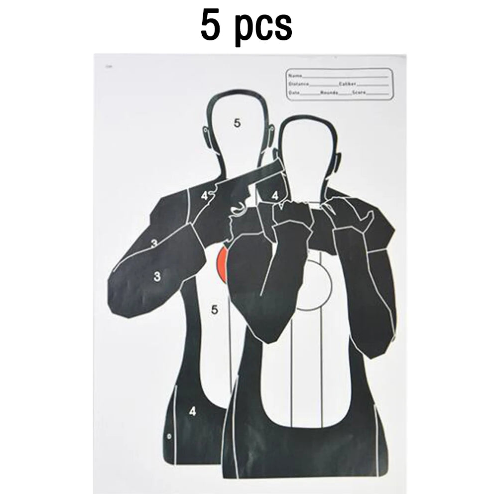 5/10/20pcs Shooting Targets 12 x 17" Paper Shooting Targets Skeleton Zombie Targets for Pistol Shooting & Bow Shooting