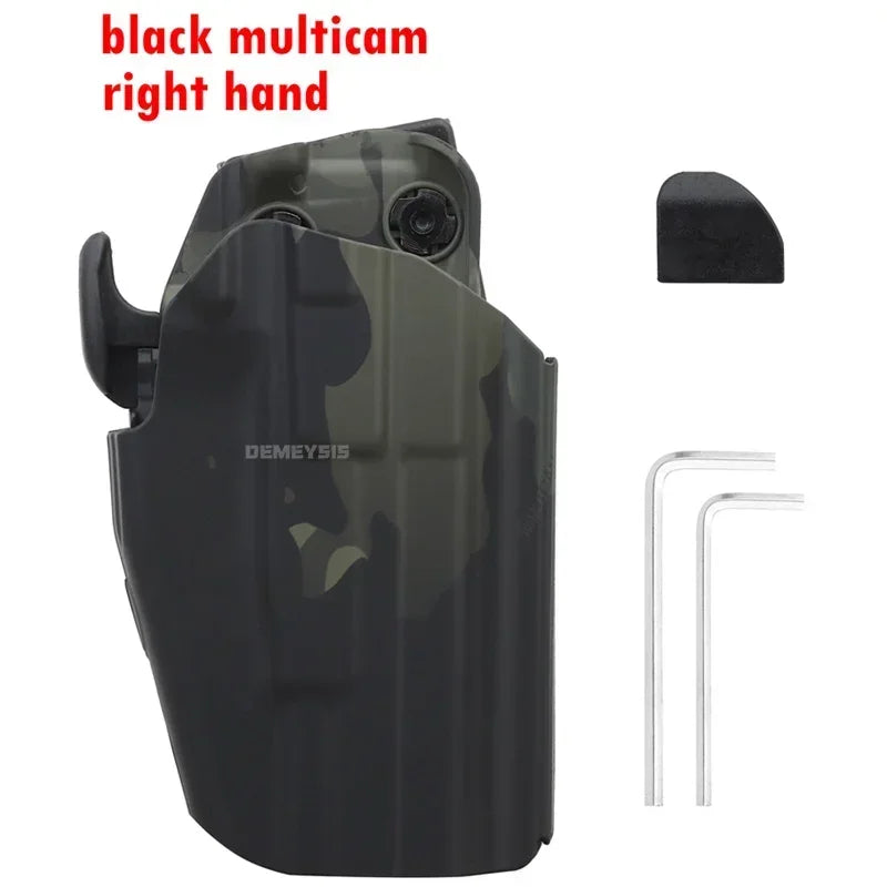 Quick Release Tactical Belt Holster for GLOCK 17, 20, 21, 22, 31, 37 Pistols Hunting Paintball Durable Molle Gun Holster Case