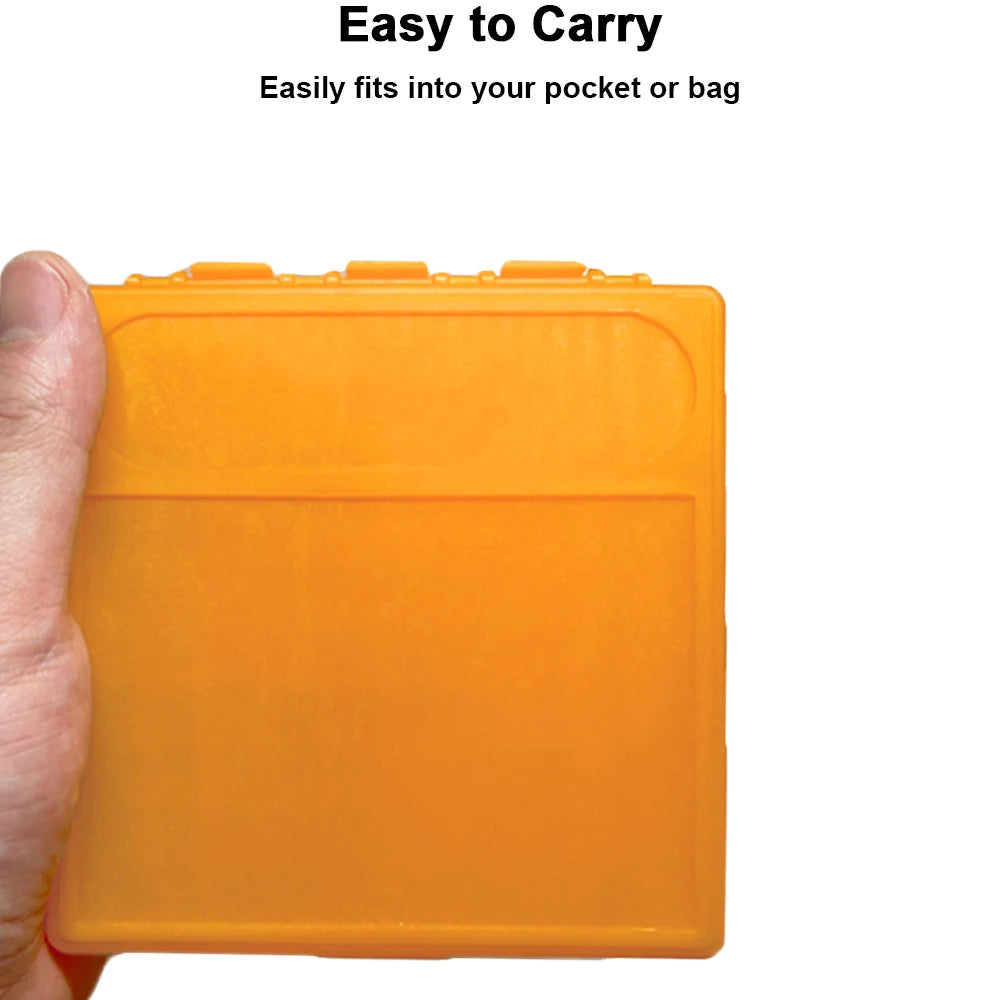 50/100 Rounds Tactical Bullet Box for 9mm Pistol Rifle Ammo Carry Storage Box Flip-Top Bullets Case Hunting Accessory