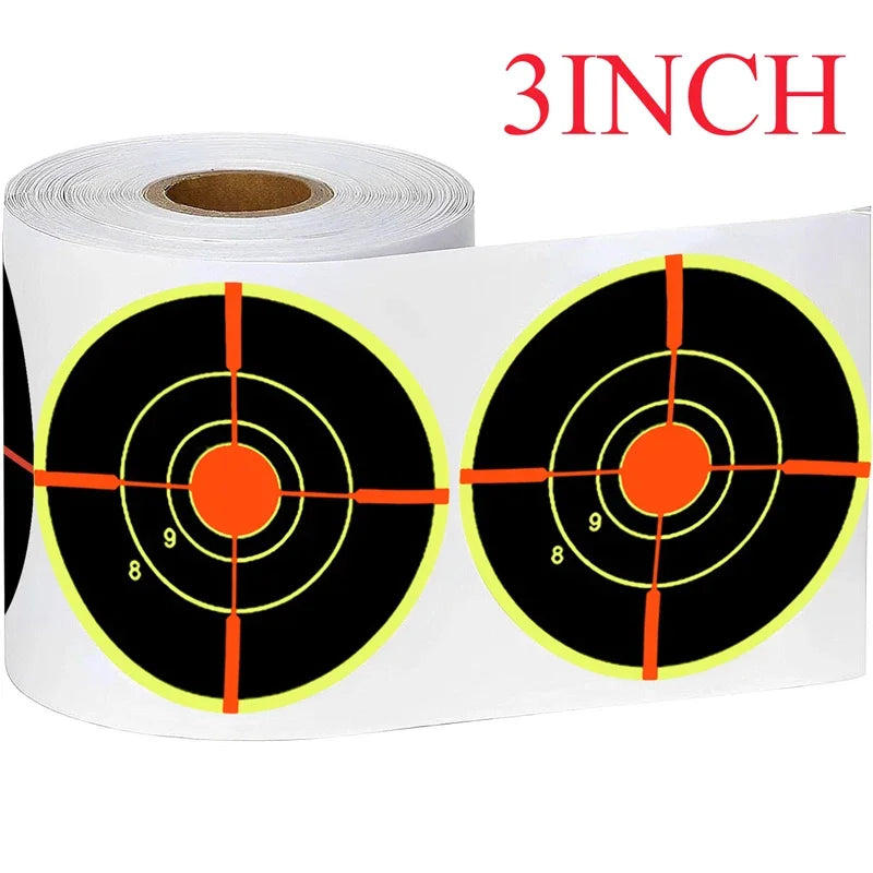 Splatter Splash 3in Paper Per 100/200pcs Shooting ToolsRoll Adhesive Sticker Targets Amp Shooting Reactive Practice