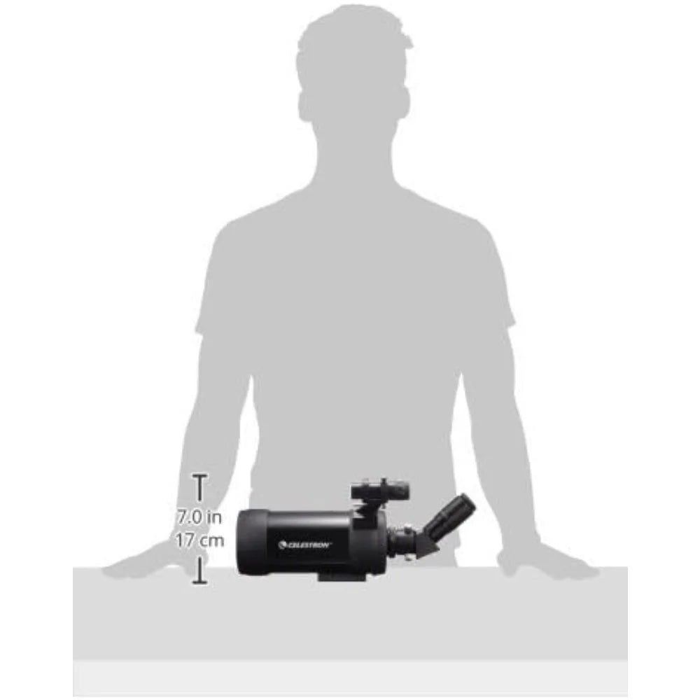 MAK 90mm Angled Spotting Scope – 39x Magnification with 32mm Eyepiece – Multi-Coated Optics – Rubber Armored