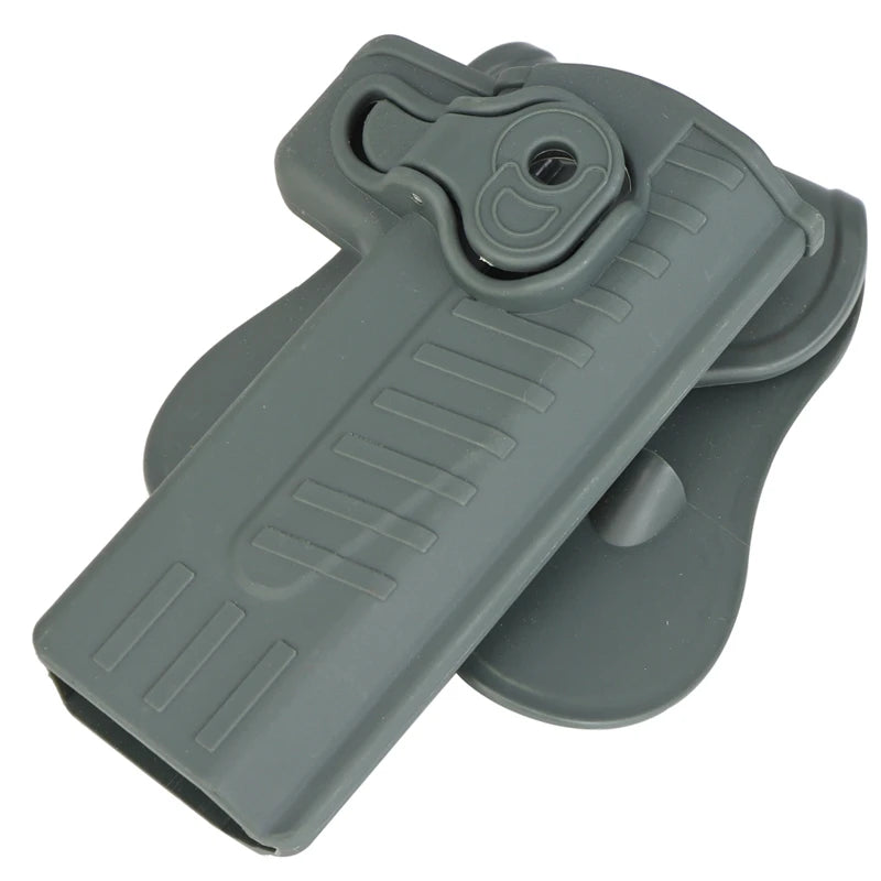 For STI2011. Hi-capa Belt Drop Pistol Holster Right Hand Gun Holster PE Plastic Pouch Case Fits Molle Stystem