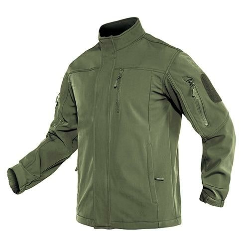 Soft shell Tactical Jacket Mens Warm Military Waterproof Fleece