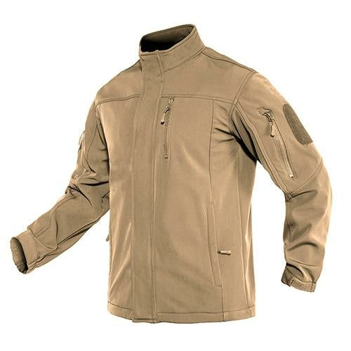 Soft shell Tactical Jacket Mens Warm Military Waterproof Fleece