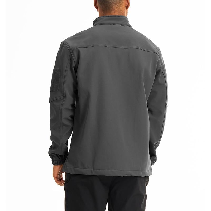 Soft shell Tactical Jacket Mens Warm Military Waterproof Fleece