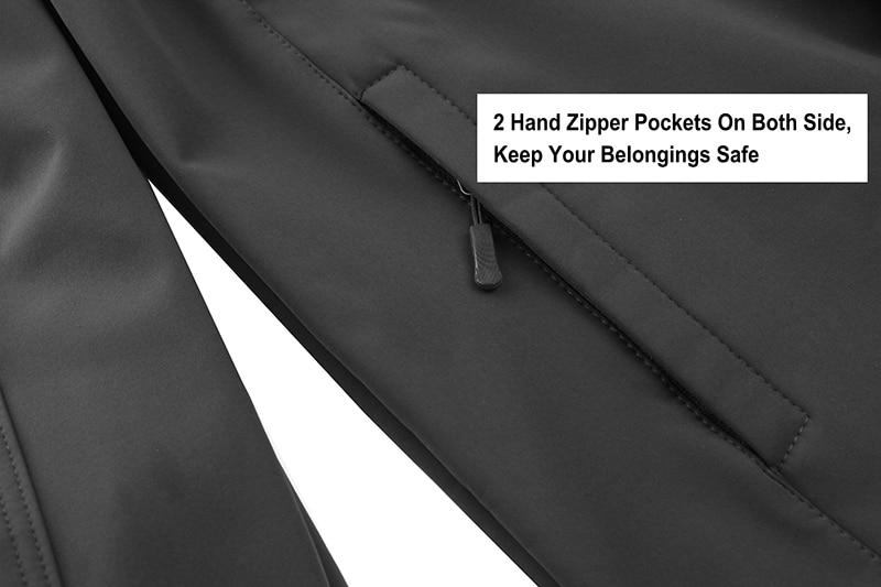 Soft shell Tactical Jacket Mens Warm Military Waterproof Fleece