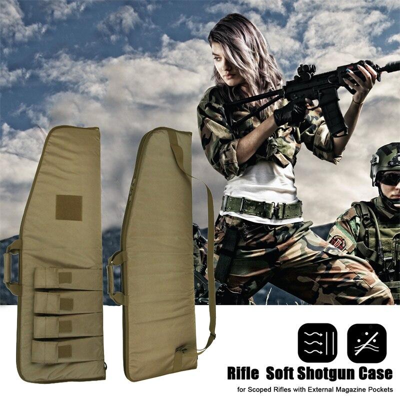 12.5X40in Tactical Molle Bag Nylon Gun Bag Rifle Case Military Backpack